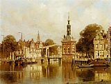 Johannes Christiaan Karel Klinkenberg A View of Amsterdam painting